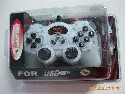 【廠家供應USB振動游戲手柄(圖)】價格,廠家,圖片,其他電腦周邊產品,深圳市富恒基塑膠電子-