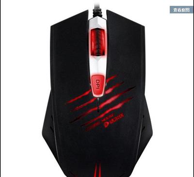 【達爾優 LM109執法官USB三色背光電競游戲靜音鼠標 支持】價格_廠家_圖片 -