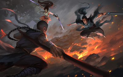 笑傲江湖OL七雄爭霸高清游戲壁紙