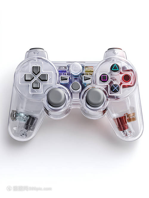 透明外殼與彩色按鍵 游戲手柄的視覺革命